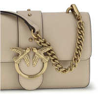 Genti de umar Dama - Genti de umar Pinko Love One small Shoulder Bag BEIGE-GRIGIO FUMO-ANTIQUE GOLD Femei (BM 19729874) - B-mall.ro