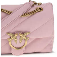 Genti de umar Dama - Genti de umar Pinko Love Mini Puff Shoulder Bag ROSA CHIARO-ANTIQUE GOLD Femei (BM 19729877) - B-mall.ro