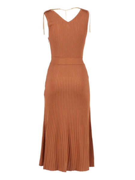 Rochii Elisabetta Franchi KNIT DRESS Brown Femei (BM 19729902) 2