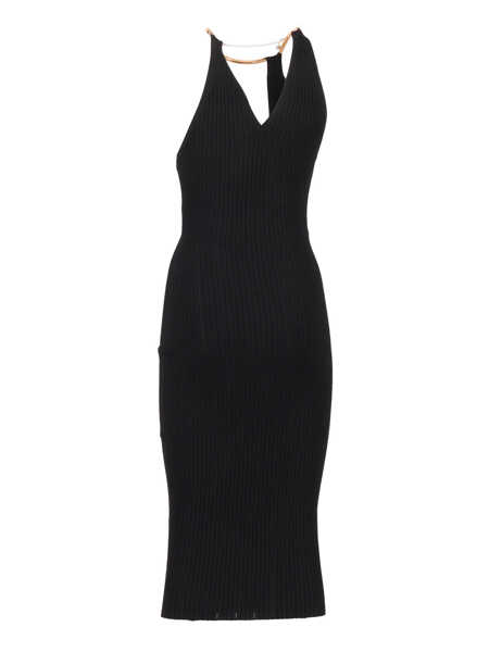 Rochii Elisabetta Franchi KNIT DRESS Black   Femei (BM 19729911) 2
