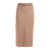 Elisabetta Franchi KNITTED SKIRT WITH BELT Beige