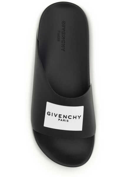 Sandale Givenchy Rubber Slippers BLACK Barbati (BM 19729952) 4