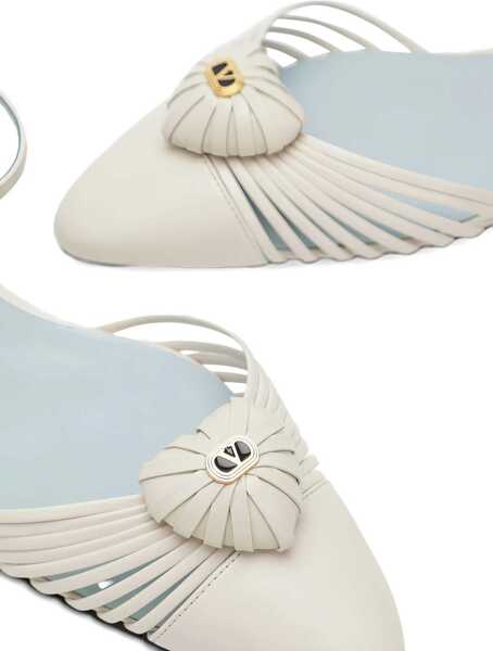 Sandale Valentino Garavani Coeur Royal Sandals BUTTER WHITE Femei (BM 19730048) 5