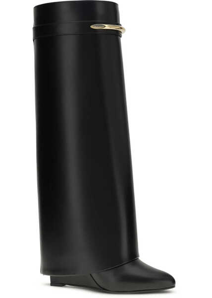 Bocanci casual Givenchy Leather Shark Boots BLACK Femei (BM 19730069) 2