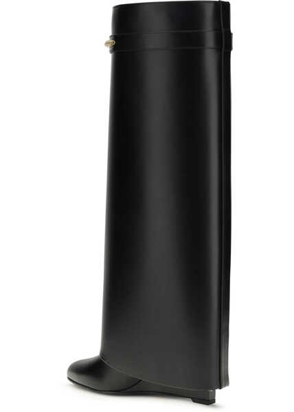 Bocanci casual Givenchy Leather Shark Boots BLACK Femei (BM 19730069) 3