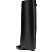 Bocanci Dama - Bocanci casual Givenchy Leather Shark Boots BLACK Femei (BM 19730069) - B-mall.ro