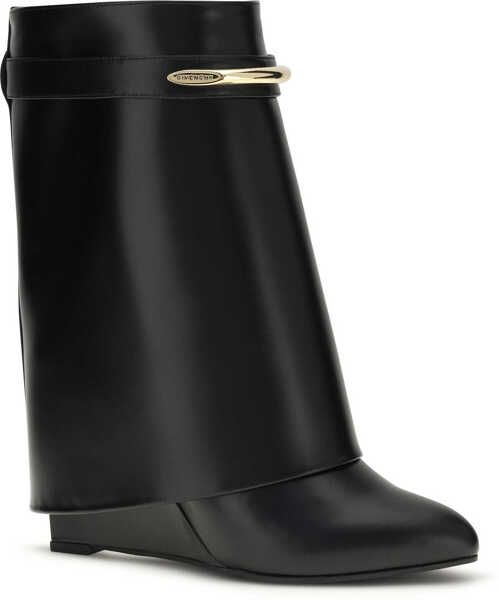 Bocanci casual Givenchy Leather Shark Ankle Boots BLACK Femei (BM 19730084) 2