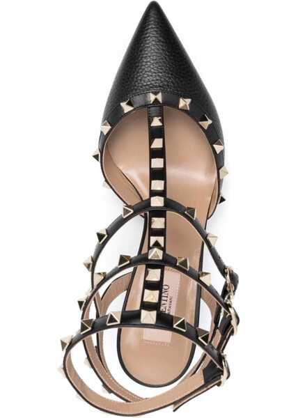 Pantofi cu toc Valentino Garavani Rockstud Pumps NERO/NERO Femei (BM 19730087) 4