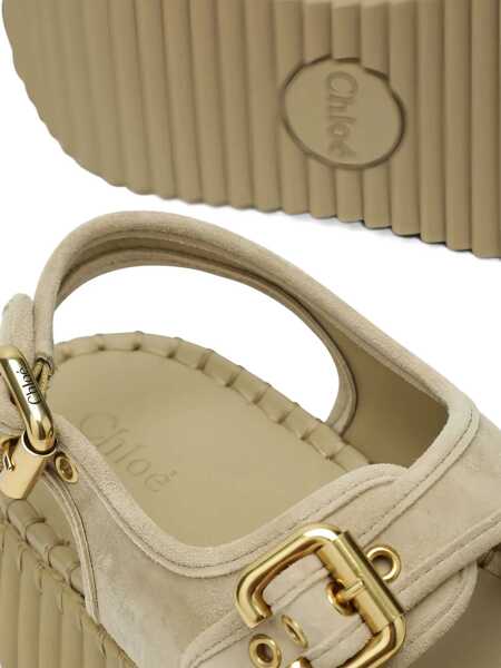 Sandale Chloe Nama wedge Sandals BEACH SAND Femei (BM 19730105) 5