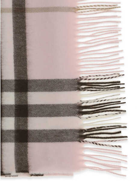 Esarfe Burberry Check Cashmere Scarf BOW PINK Femei (BM 19730108) 3