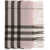 Burberry Check Cashmere Scarf BOW PINK