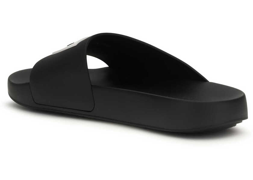 Sandale Givenchy Rubber logo Slippers BLACK Femei (BM 19730111) 3