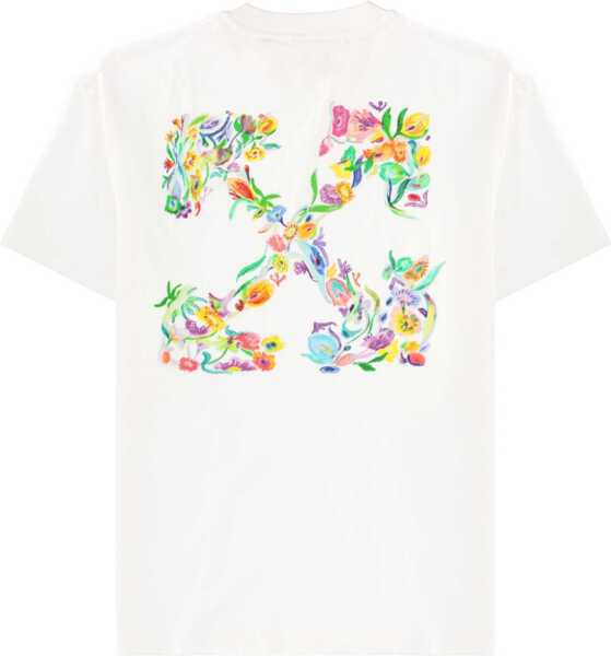 Tricouri Off-White T-Shirt With Logo WHITE Femei (BM 19730150) 2