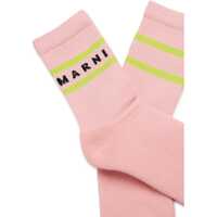 Sosete pentru Baieti - Sosete Marni Socks With Logo PINK Baieti (BM 19730174) - B-mall.ro