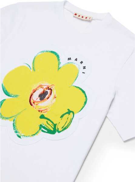 Tricouri Marni T-Shirt WHITE Fete (BM 19730177) 3