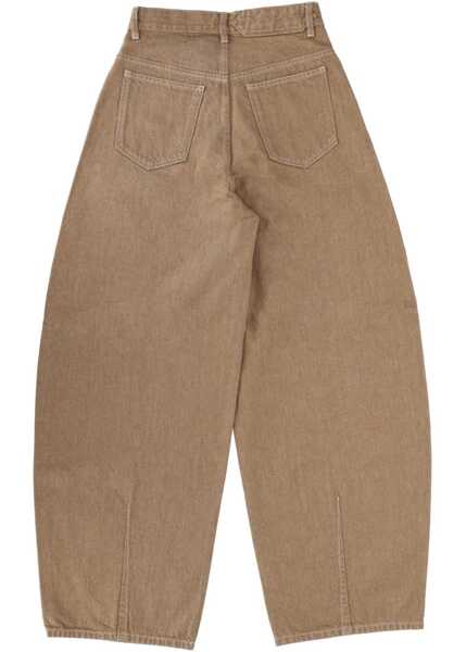 Blugi skinny JACQUEMUS Jeans Ovalo BEIGE Femei (BM 19730186) 3