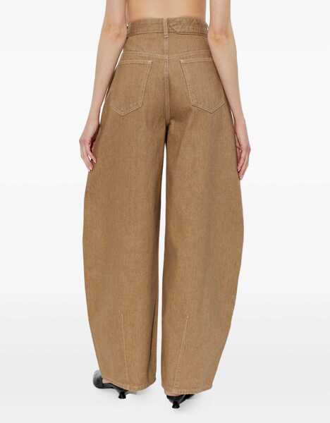 Blugi skinny JACQUEMUS Jeans Ovalo BEIGE Femei (BM 19730186) 4