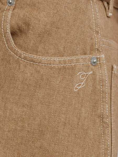 Blugi skinny JACQUEMUS Jeans Ovalo BEIGE Femei (BM 19730186) 5