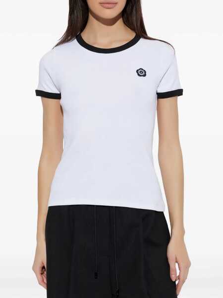 Tricouri Kenzo Boke Flower 2.0 T-Shirt WHITE Femei (BM 19730189) 3