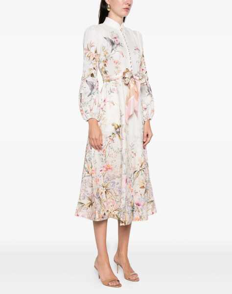 Rochii casual ZIMMERMANN Midi Dress Rebellion IVORY Femei (BM 19730192) 3