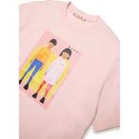 Tricouri pentru Fete - Tricouri Marni Couple T-Shirts PINK Fete (BM 19730231) - B-mall.ro