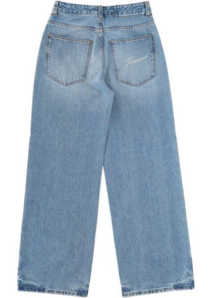 Blugi skinny JACQUEMUS De-Nmes Jeans BLUE Femei (BM 19730270) 3