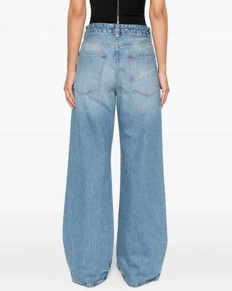 Blugi skinny JACQUEMUS De-Nmes Jeans BLUE Femei (BM 19730270) 4