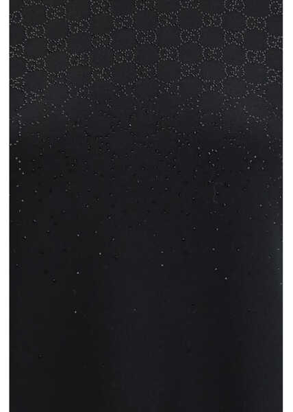 Rochii Gucci Wool-blend mini Dress BLACK/MIX Femei (BM 19730330) 3