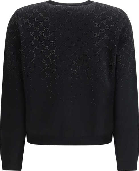 Cardigane Gucci Long-sleeve crew-neck Cardigan BLACK/MIX Femei (BM 19730333) 2