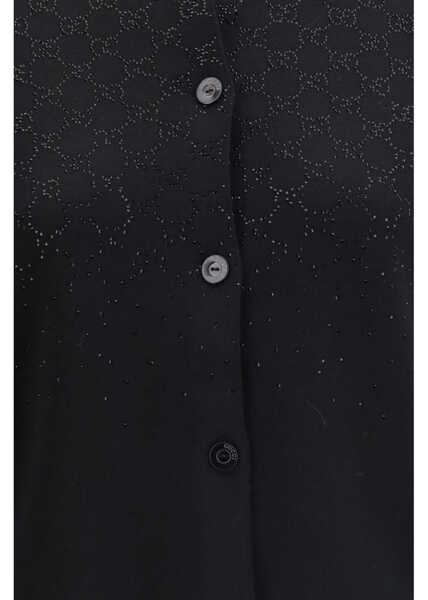 Cardigane Gucci Long-sleeve crew-neck Cardigan BLACK/MIX Femei (BM 19730333) 3