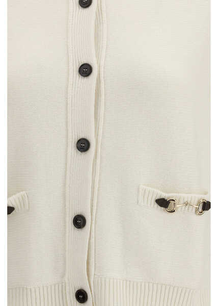 Cardigane Gucci Wool and cashmere Cardigan WHITE/MIX Femei (BM 19730339) 3