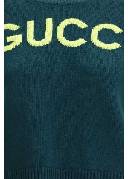 Topuri Gucci Soft wool Jumper PINE/GREEN Femei (BM 19730345) 3