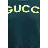 Topuri Gucci Dama - Topuri Gucci Soft wool Jumper PINE/GREEN Femei (BM 19730345) - B-mall.ro