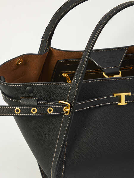 Genti de mana TODS Shopping Bag Small BLACK Femei (BM 19730354) 4