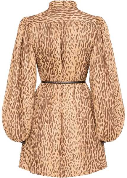 Rochii casual ZIMMERMANN Animal Print Mini Dress ANIMALIER Femei (BM 19730360) 3