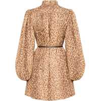 Rochii ZIMMERMANN Dama - Rochii casual ZIMMERMANN Animal Print Mini Dress ANIMALIER Femei (BM 19730360) - B-mall.ro