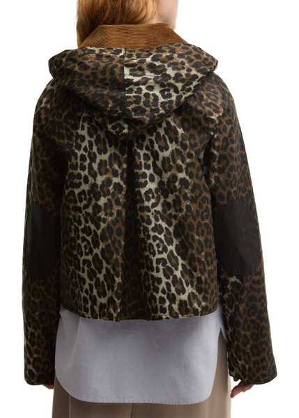 Sacouri office Barbour Ganni X Barbour Jacket ANIMALIER Femei (BM 19730363) 3