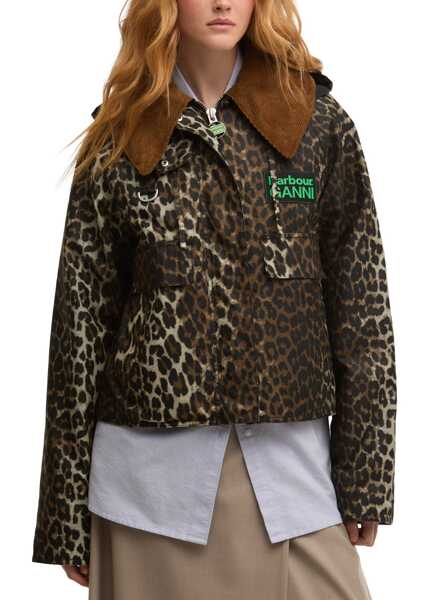 Sacouri office Barbour Ganni X Barbour Jacket ANIMALIER Femei (BM 19730363) 4