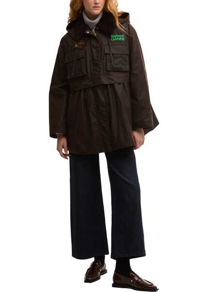 Paltoane Barbour Barbour X Gannni Coat BROWN Femei (BM 19730366) 2