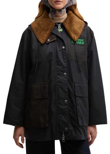 Paltoane Barbour Barbour X Ganni Coat BLUE Femei (BM 19730369) 3