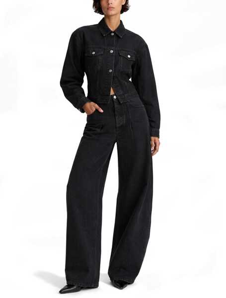 Jachete JACQUEMUS Denim Jacket De-Nimes BLACK Femei (BM 19730375) 2