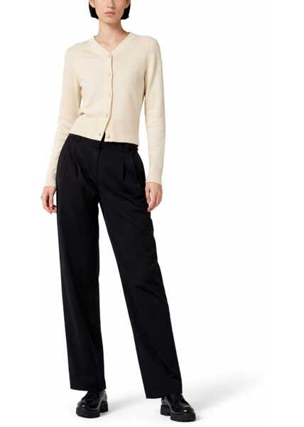 Pantaloni Paul Smith Cotton Tailored Pants BLACK Femei (BM 19730387) 2