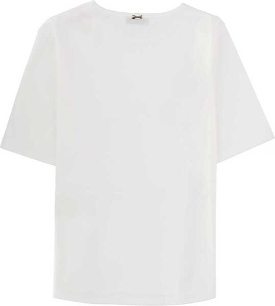 Tricouri Herno Split T-Shirt WHITE Femei (BM 19730423) 2