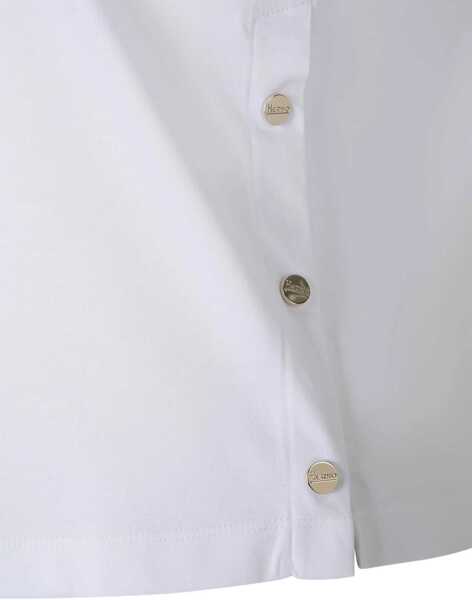 Tricouri Herno Split T-Shirt WHITE Femei (BM 19730423) 4