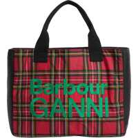 Genti de mana Barbour X Ganni Waxed Cotton Tote Bag Femei