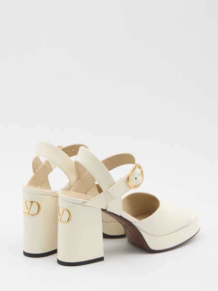 Sandale Valentino Garavani Fawcette Platform Sandal WHITE Femei (BM 19730462) 3
