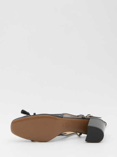 Pantofi cu toc Valentino Garavani Valet Du Roi Slingback Pumps BLACK Femei (BM 19730468) 4