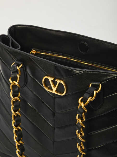 Genti de mana Valentino Garavani Laseine Shopping Bag BLACK Femei (BM 19730474) 4