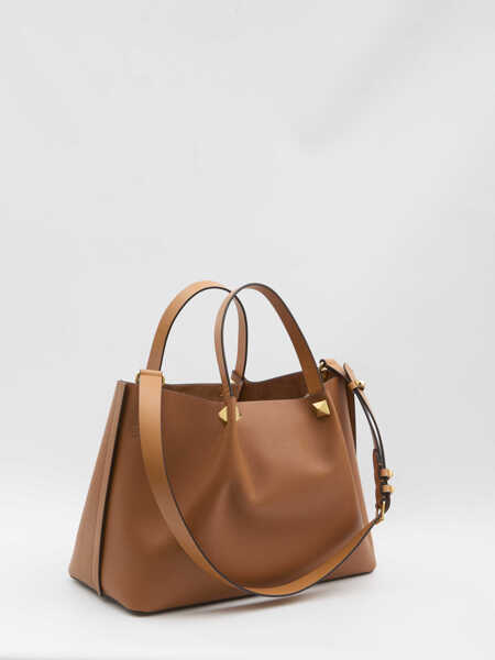 Genti de mana Valentino Garavani Vlogo Signature Tote Bag Medium BEIGE Femei (BM 19730483) 2