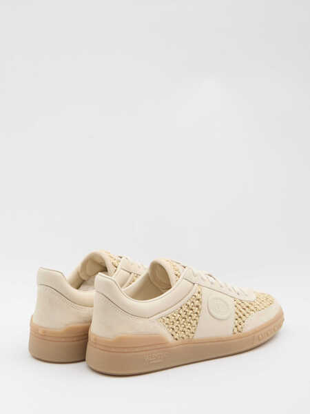 Sneakers Valentino Garavani Upvillage Sneakers In Woven Raffia WHITE Femei (BM 19730492) 3